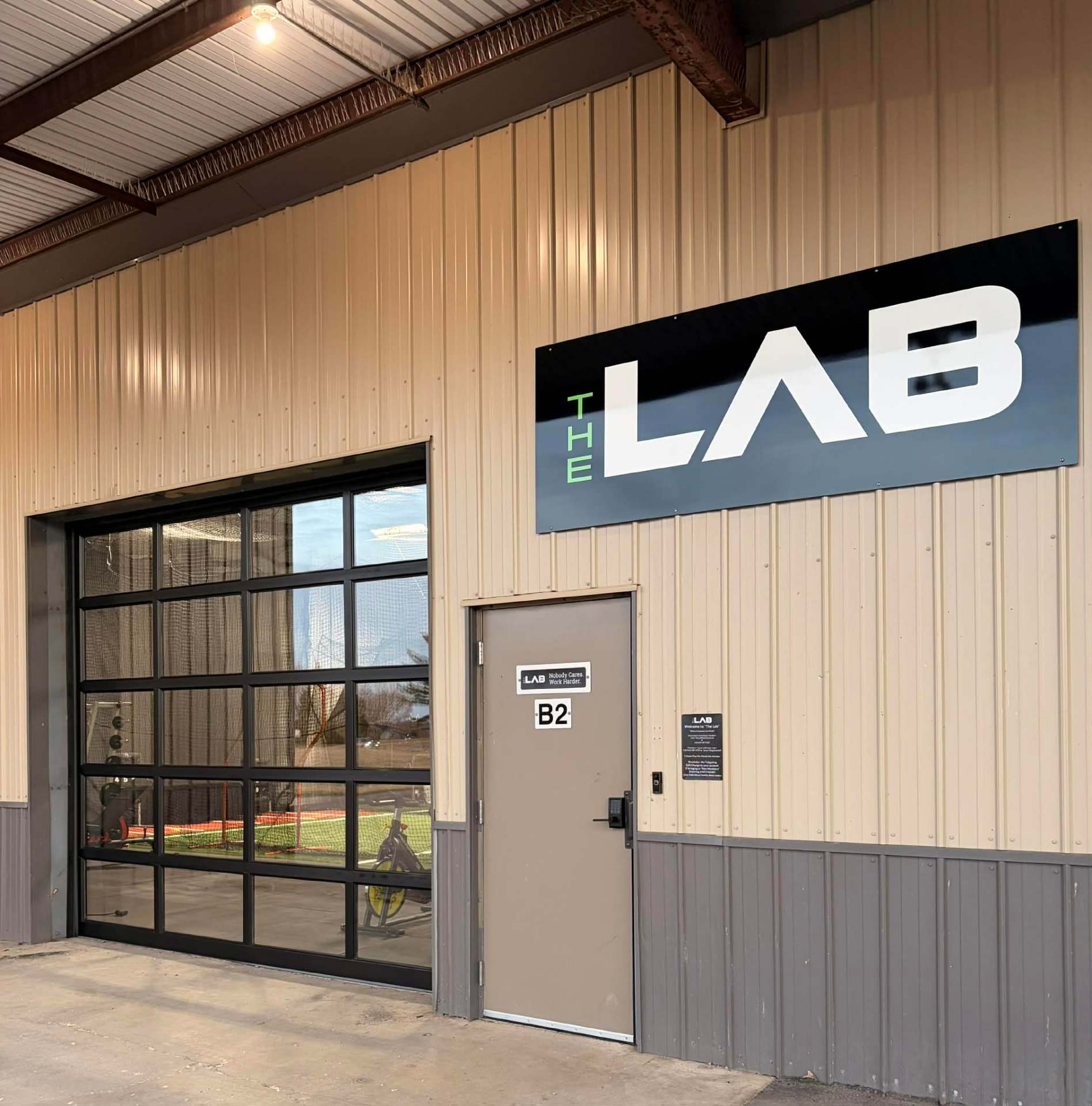 The Lab facility entrance